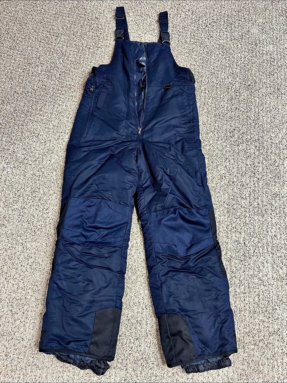 Cherokee Snow Bib Overalls Blue Boys XL
